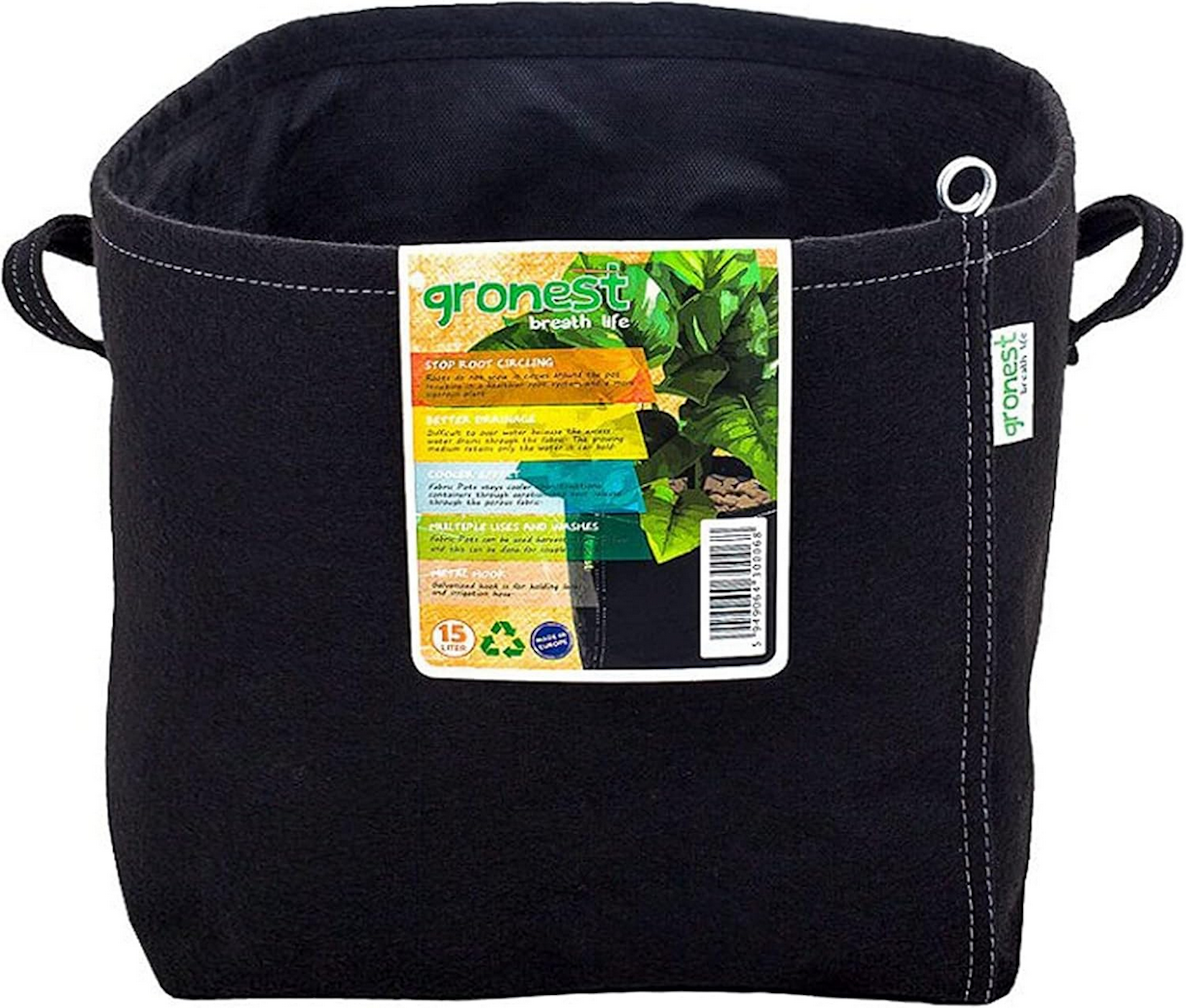 Grownest Stofftopf 15L Grownest Stofftopf 15L